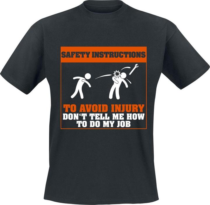 Produktbild Beruf & Karriere Safety Instructions (3XL)