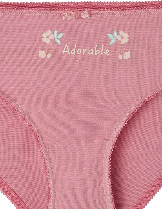 Image du produit Vertbaudet Lot de 4 slips fille en coton bio (86, paquet de 4)