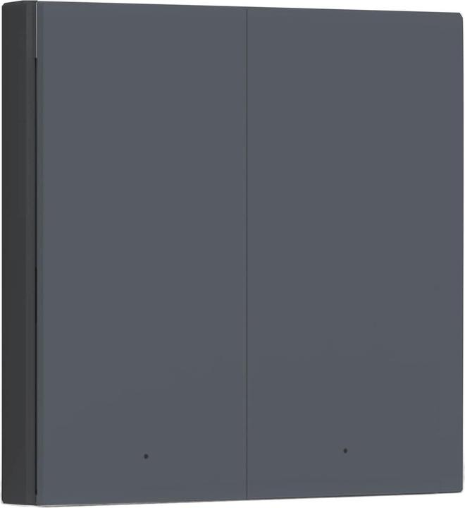 Aqara Smart Wall Switch H1 Gris Non Neutre, Double Rocker (Zigbee)