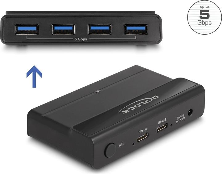 Immagine prodotto Delock Switch USB 5 Gbps 4 x dispositivo e 2 x host