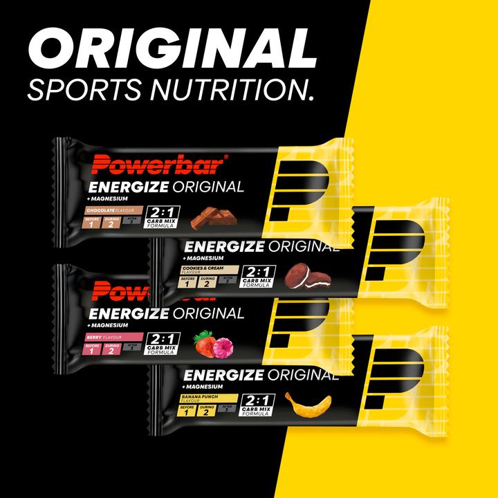 Actual product image Powerbar Energize Original (Cookies & Cream, 15 pcs., 825 g)
