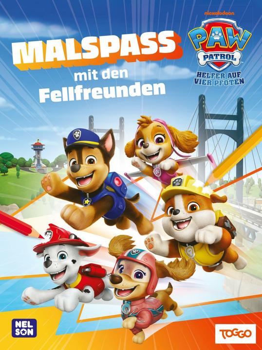 Actual product image PAW Patrol Kindergartenheft: Malspass mit den Fellfreunden