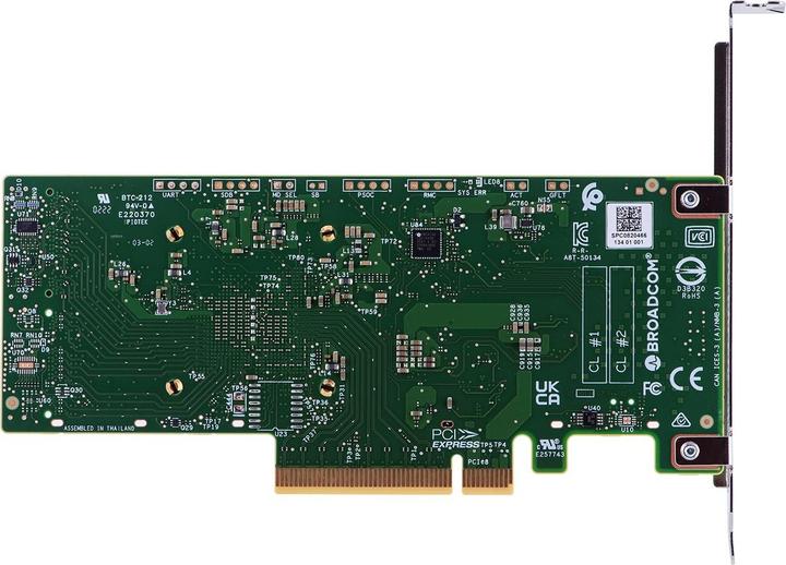 Actual product image Broadcom BCM HBA 9500-8i SAS/SATA/NVMe