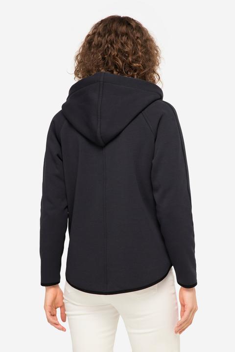 Immagine prodotto Laurasøn Giacca di felpa con fodera di teddy, cappuccio e maniche lunghe raglan (S)