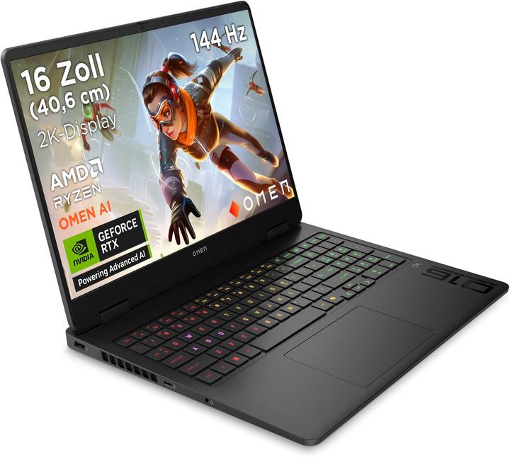 Image du produit HP Omen 16-ap0091ng RTX 5050 (16", 1000 Go, 16 Go, DE)