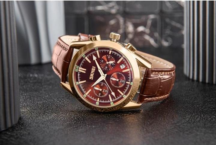 Immagine prodotto Skmei 9127BN Herrenuhr + BOX (Cronografo, Orologio da polso analogico, 40.50 mm)