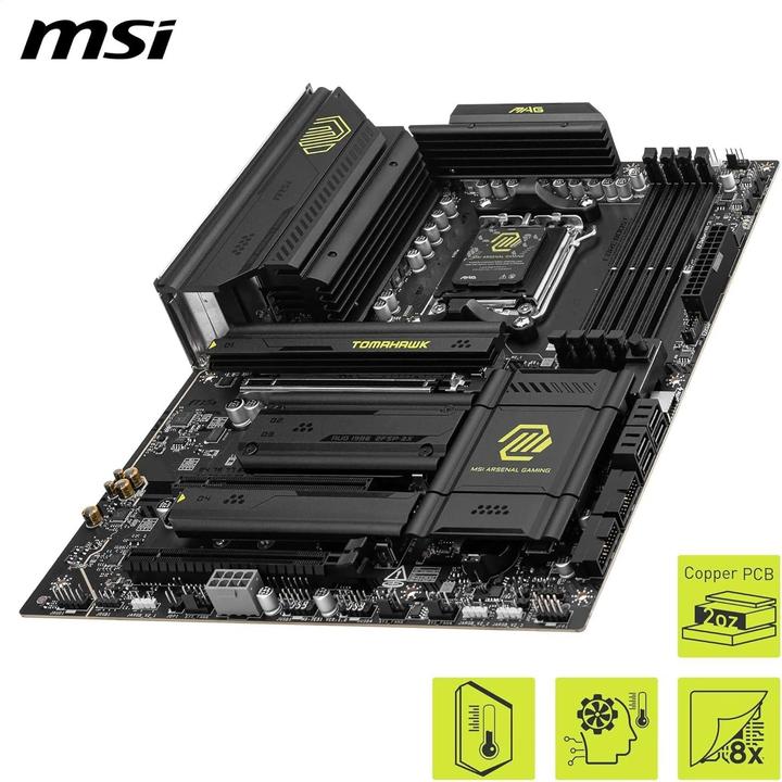 Produktbild MSI MAG X870 Tomahawk WIFI (AM5, AMD X870, ATX)