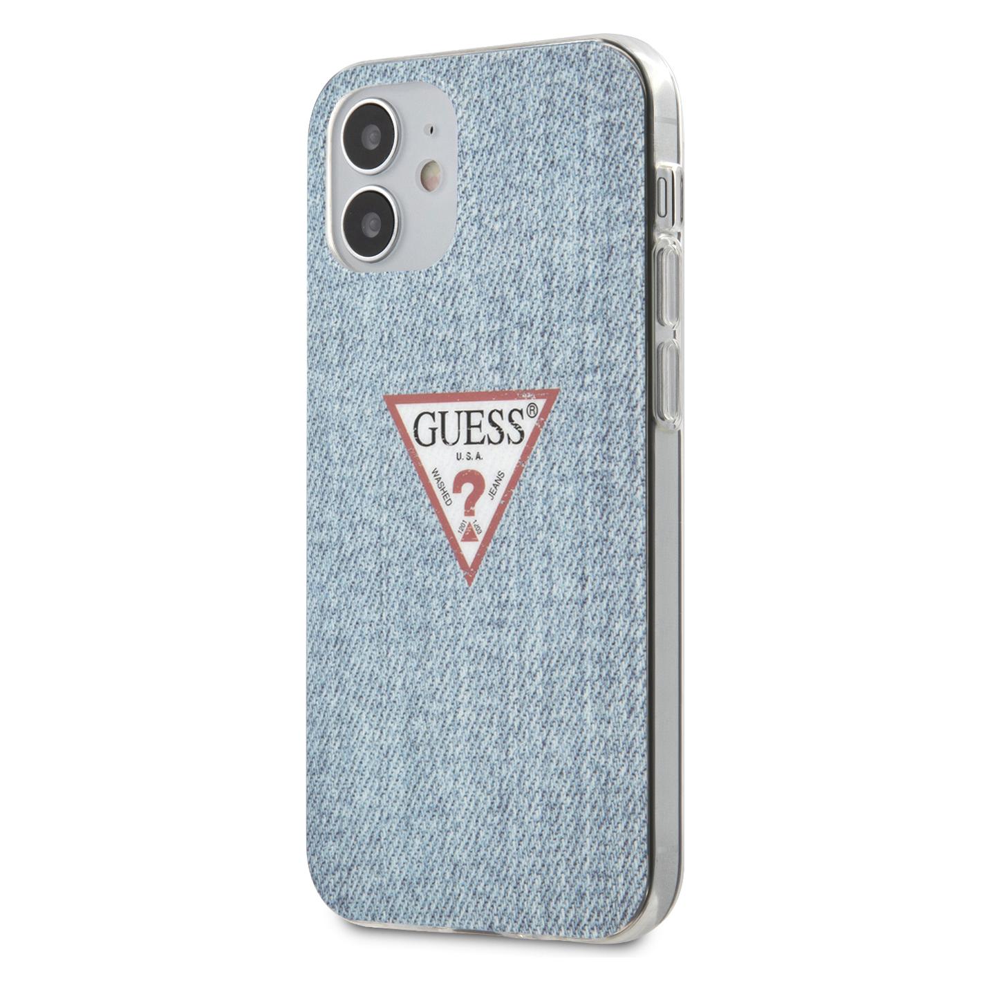Guess Zaak (Apple IPhone 12 Mini), Smartphonehoes, Blauw