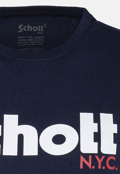 Produktbild Schott T-Shirt Logo Kurzarmshirt (L)