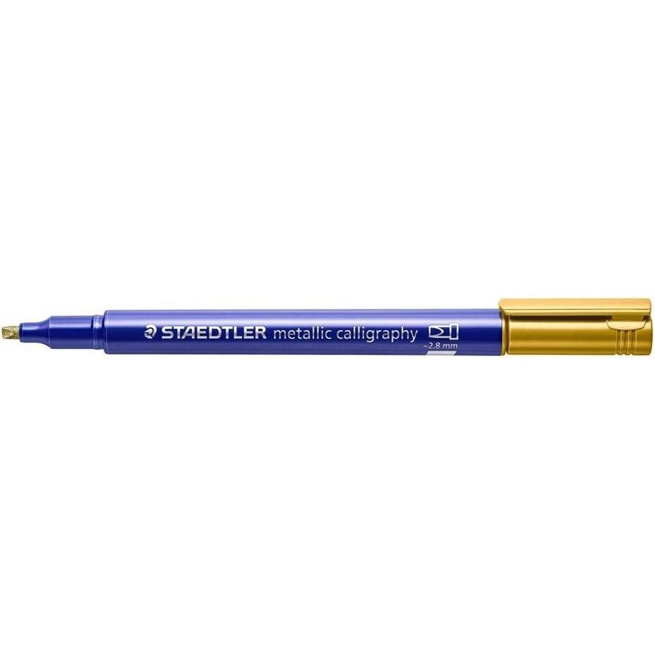 Staedtler Chiara/Scura/Oro Evidenziatori, Metallic Marker 28Mm Gold (10Stk) (10 X)