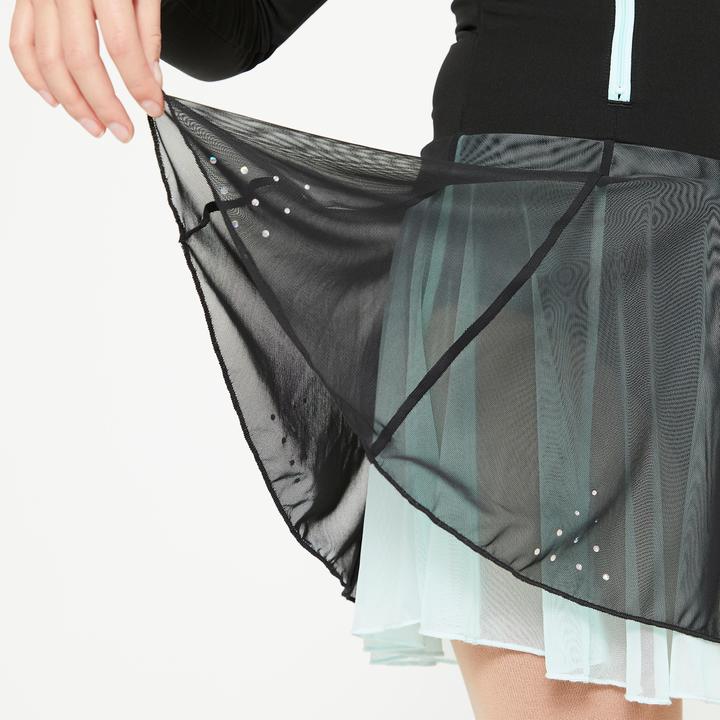 Produktbild Oxelo Figure Skating Training Leotard - Black/Mint (164)