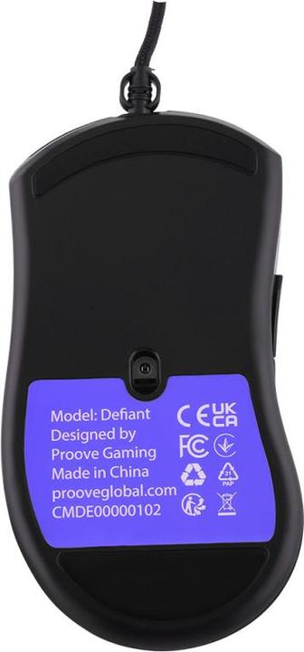 Actual product image Proove mouse Gaming Defiant black (Cable)
