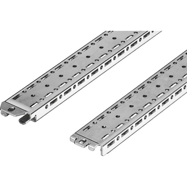 Rittal Guida di montaggio per VX IT, Accessori per armadio rack, Argento