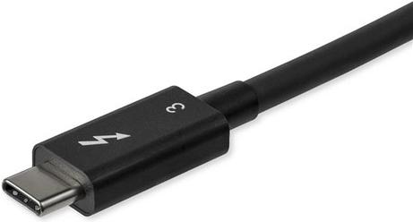 Immagine prodotto StarTech com Cavo Thunderbolt 3 a Thunderbolt 3 USB-C da 0,8m - 40Gbps, Maschio, Maschio, 0,8 m, Ner (0.80 m, USB 3.2)