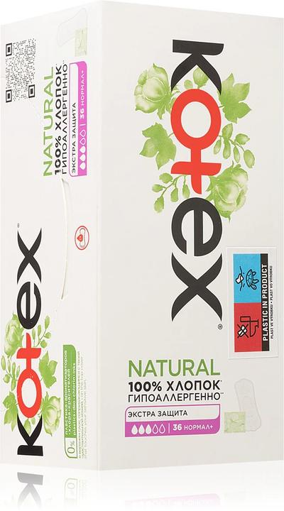 Produktbild Kotex Natural Normal+ (36x)