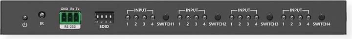 Actual product image Value HDMI 4x4 matrix switch, 4K60Hz