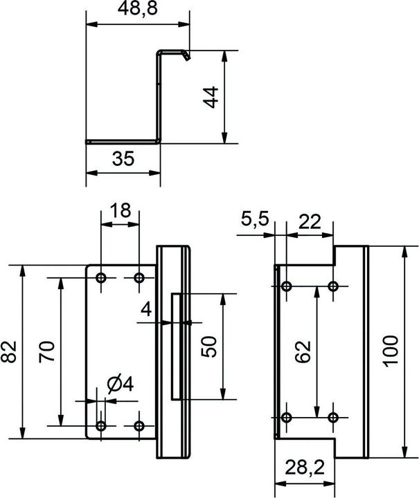 Produktbild Heusser Zusatzset für Steigschacht- und Elektrofronten EI30