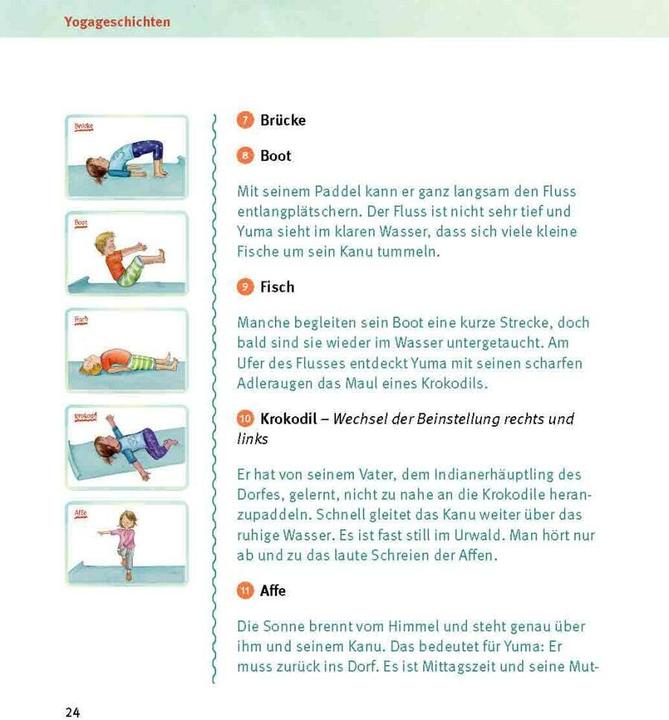 Produktbild 12 Kinderyoga-Mitmachgeschichten (Deutsch, Gabriele Pohl, Gertrud Fassl, 2023)