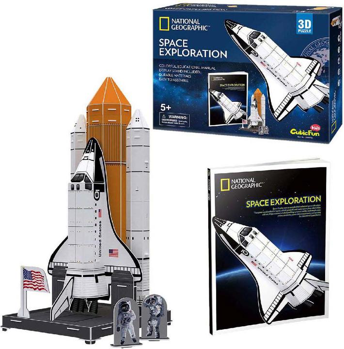 Produktbild Cubicfun Cubic Fun 3d Puzzel NG Space Exploration (65 Teile)