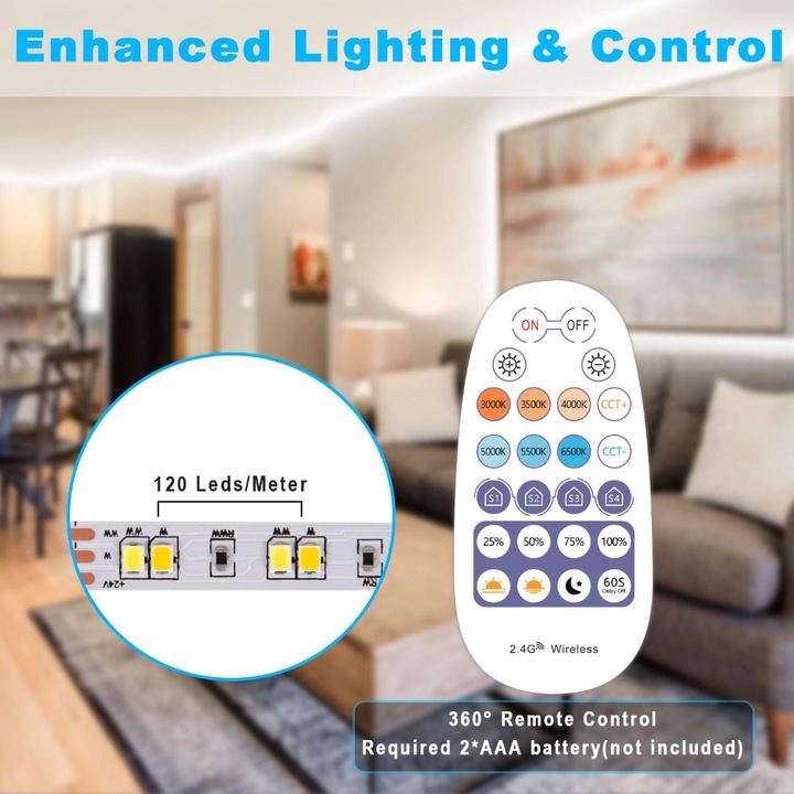 Produktbild Lumina Swiss Smart LED (Neutralweiss, Warmweiss, Kaltweiss, 700 cm, Indoor)