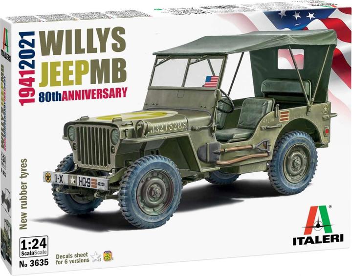 Produktbild 1:24 Willys Jeep MB "80th Anniversary"