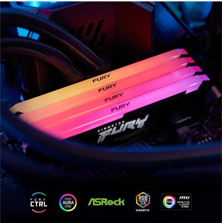 Actual product image Kingston 64GB DDR4-3200MT/s CL16 (2 x 32GB, 1600 MHz, DDR4-RAM, DIMM)