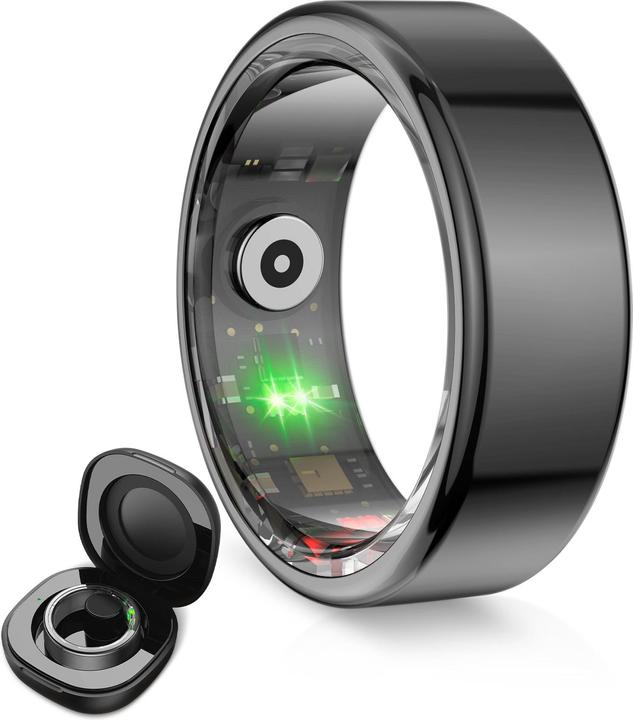 Produktbild KSIX Smartring Schwarz M Grösse 10 (10, Black)