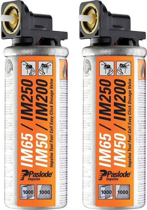 Produktbild ITW Paslode gas patron gul ventil - Eksklusiv afgift. im50/65/200 aesk ¦ 2 stk.