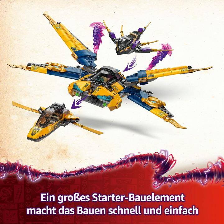 Actual product image LEGO Ras und Arins Super-Sturmflieger (71833, LEGO Ninjago)