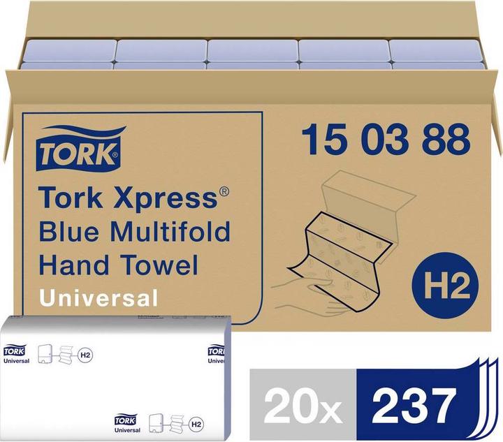 Actual product image Tork sal Multifold paper towels, 2 ply