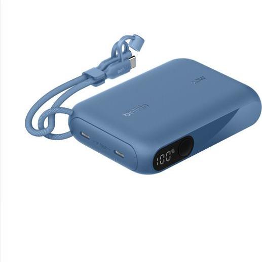 Immagine prodotto Belkin BPB027HQBL, 10000 mAh, Blu (10000000 mAh, 20 W, 37 Wh)