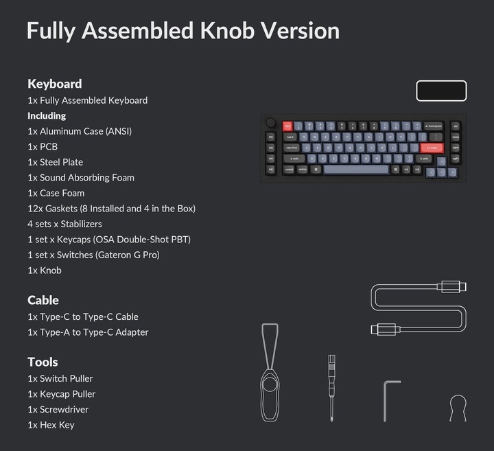 Actual product image Keychron Q65 (US, Cable)