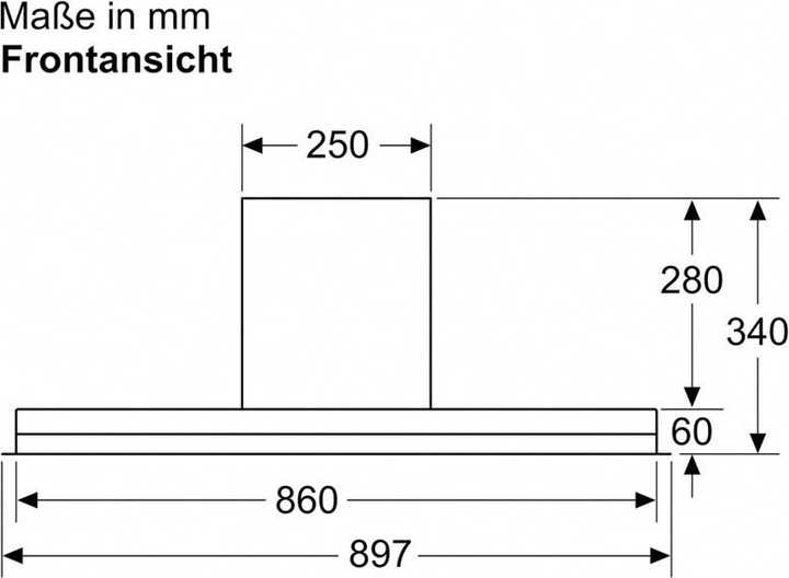 Image du produit Bosch Hausgeräte DBB97AM60 (Hotte à tiroir)