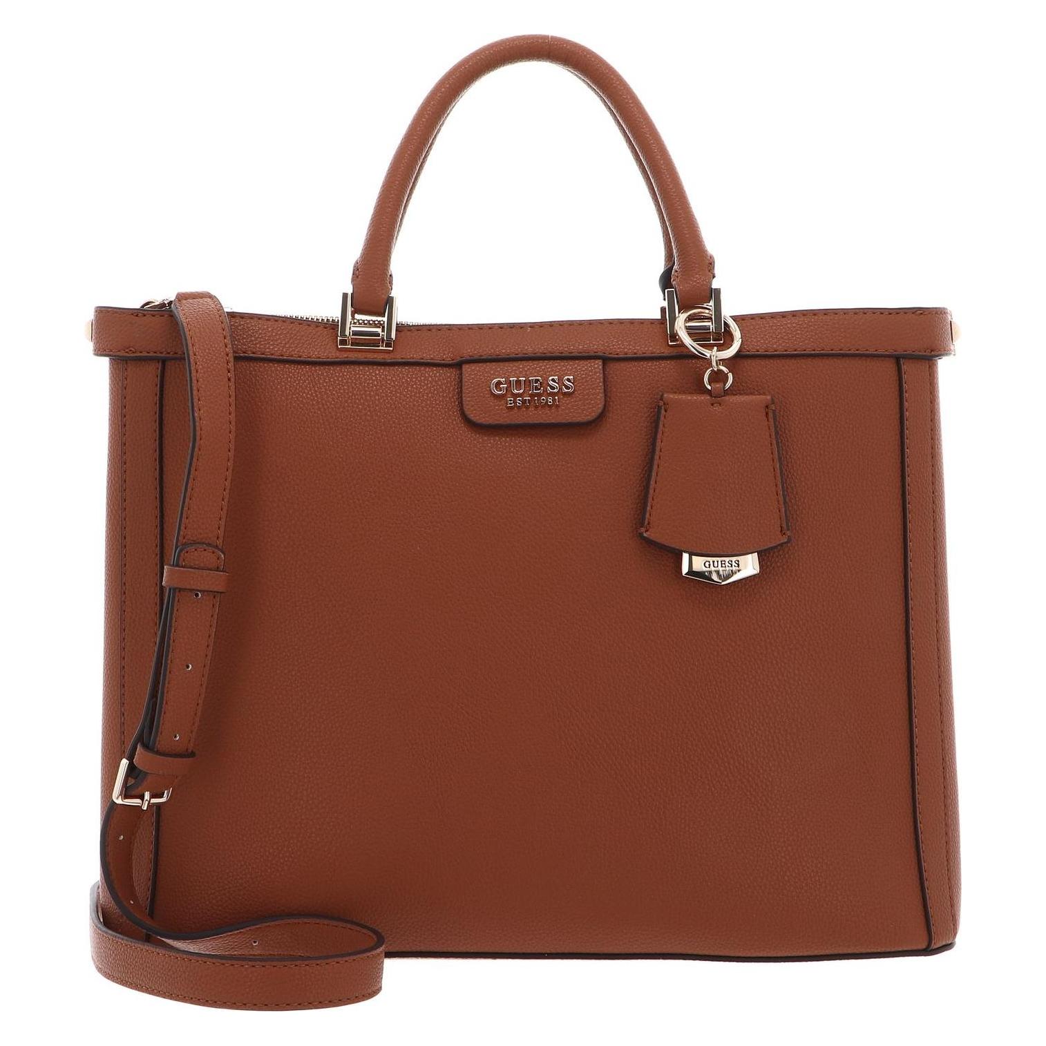 Guess, Damen, Handtasche, Eco Angy Society Tote, Braun