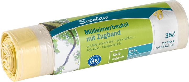 Secolan Mülleimerbeutel (20 x, 35 l)