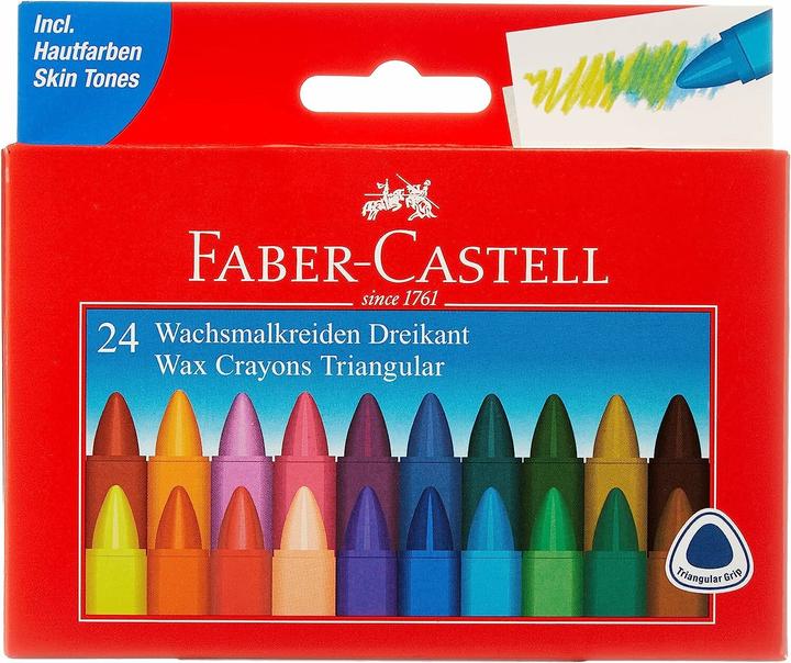 Faber-Castell Dreikant (Mehrfarbig, 24 x)