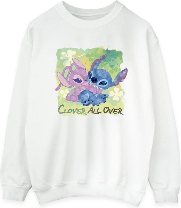 Immagine prodotto Disney Lilo And Stitch St Patrick's Day Clover Felpa Donna (L)