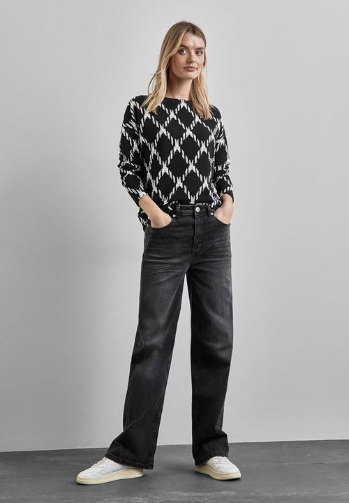 Actual product image Street One Structure Shirt with Plaid Pattern (34)