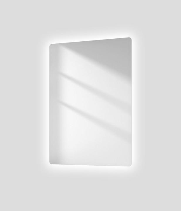 Emke Bathroom Mirror With Lighting 60*40cm,Fog-Free, 3000K/6500K,Bouton Switch