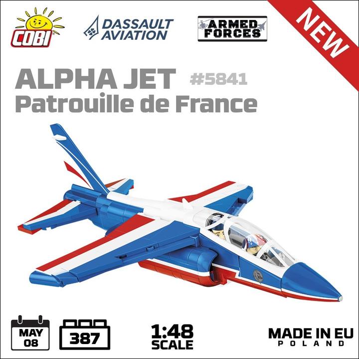 Actual product image Cobi Alpha Jet P. de France / 388 pcs