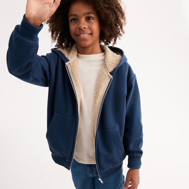 Immagine prodotto La Redoute Collections Sweatshirt mit Reissverschluss und Kapuze (110)