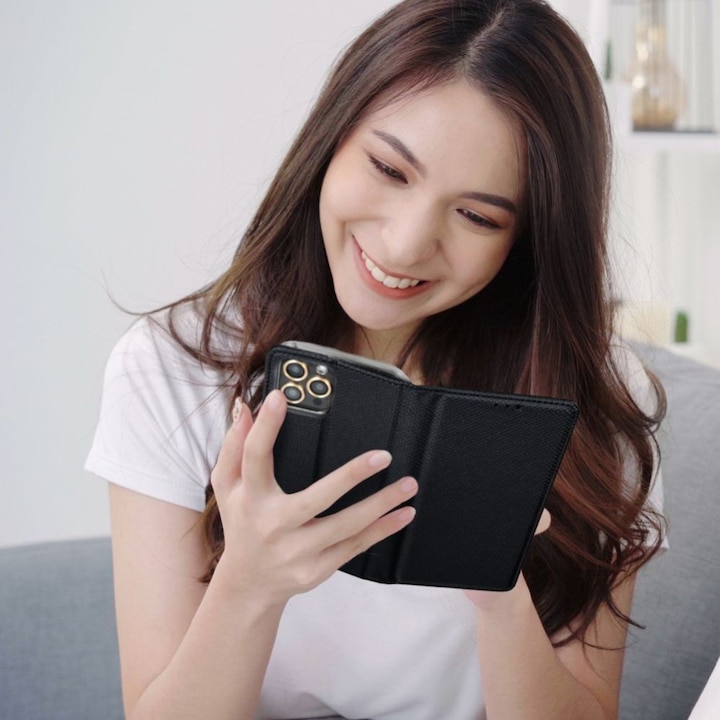 Produktbild OEM Back panel cover SMART CASE Book for IPHONE 14 black (Apple iPhone 14)