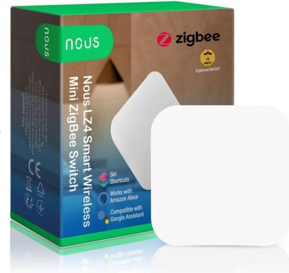 Image du produit Nous Mini Smart Wireless LZ4 ZigBee Switch (Télécommande spécifique à l'appareil)
