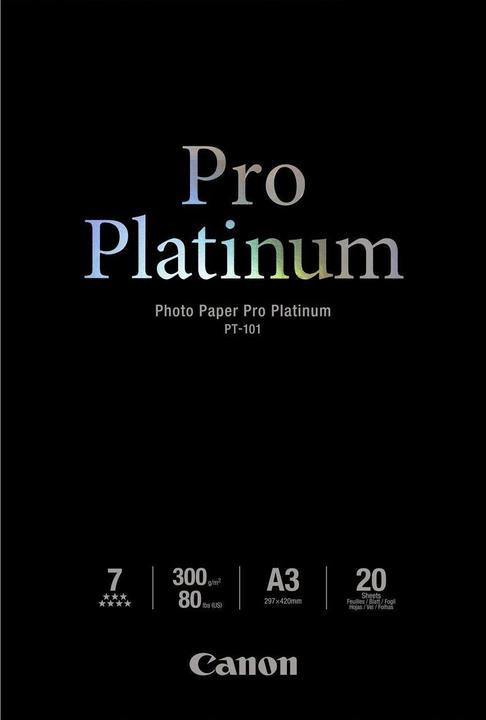 Immagine prodotto Canon PT-101 Pro Platinum (300 g/m², A3, 20 x)