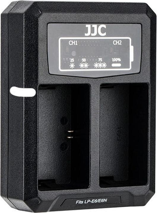 Image du produit JJC Chargeur double USB pour Canon LP-E6N (Chargeur de batterie d'appareil photo)