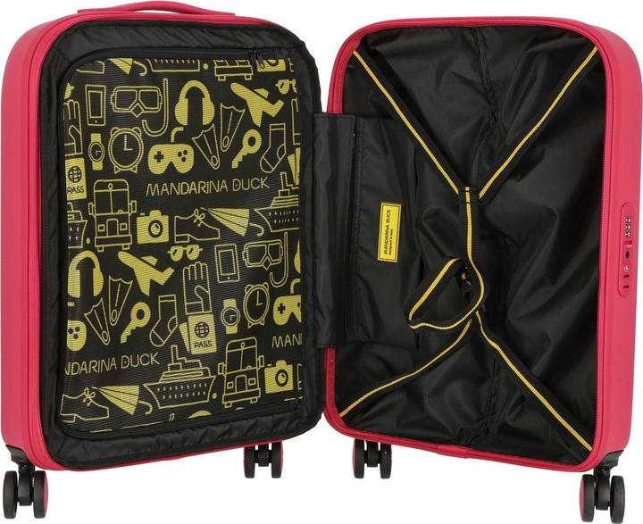 Immagine prodotto Mandarina Duck Logoduck + 4 Rollen Kabinentrolley 55 cm (40 l, Bagaglio a mano (fino a 50 litri))