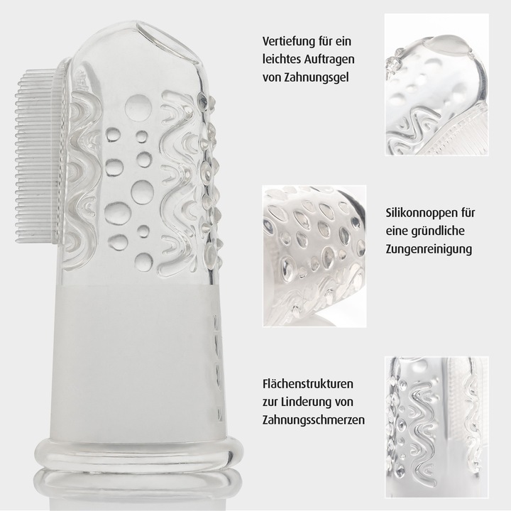 Actual product image Reer Finger Toothbrush (Soft, 2 x)