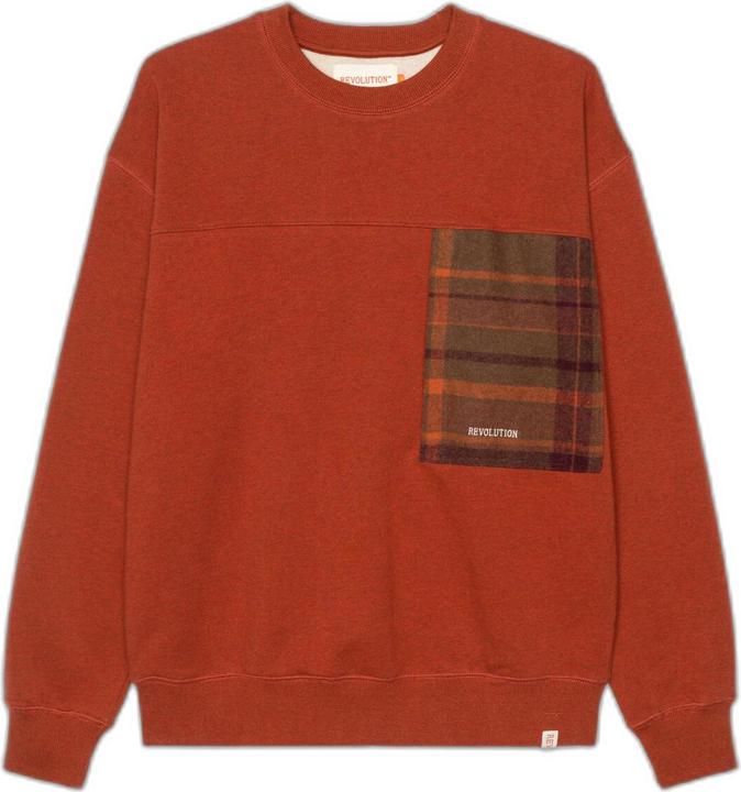 Produktbild Revolution Sweatshirt mit Rundhalsausschnitt lockere Passform mit Brusttasche (S)