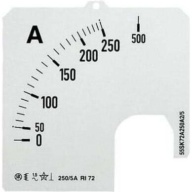 ABB, Zubehör Steuerungstechnik, Wechselskala für AMT 1 Amperemeter SCL1- 2CSM110259R1041