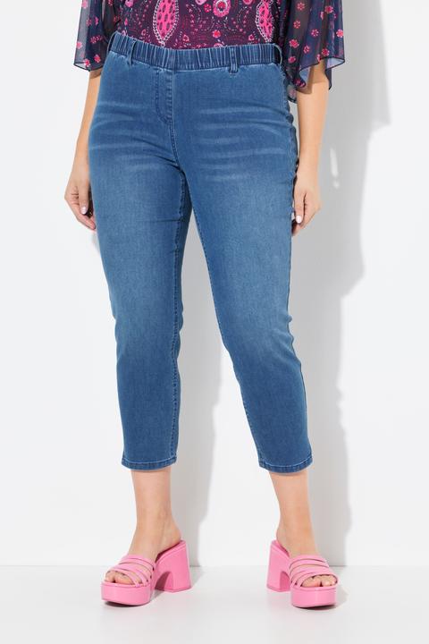 Produktbild Ulla Popken 7/8-Jeggings Sienna, konisches Bein, Denimoptik (54)